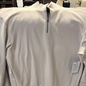 lululemon athletica Men's Cream Zip-Up Sweater(NWT)